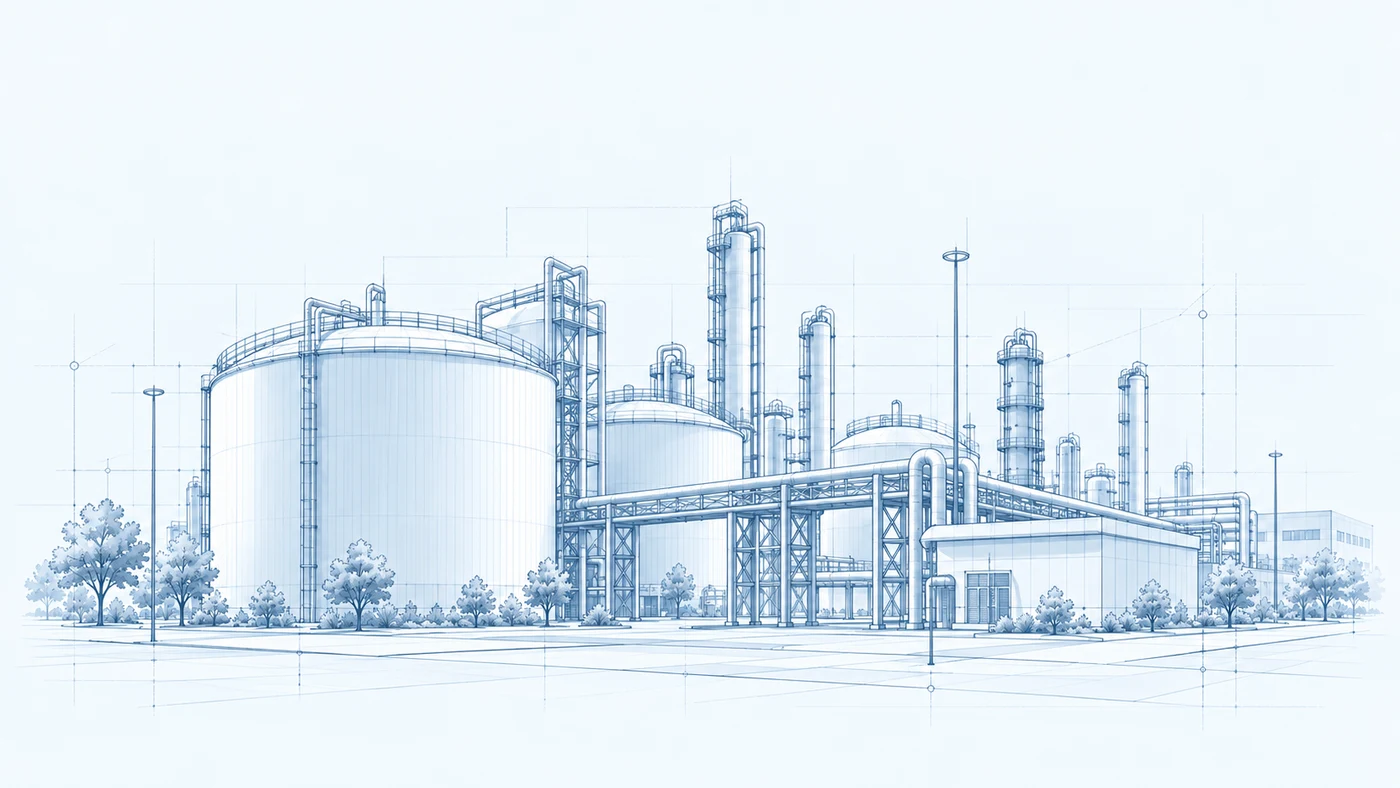 LNG 液化工厂智慧运营平台项目展示图